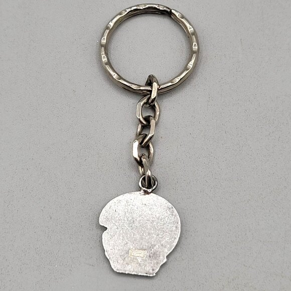 Vintage 1970s Tillamook Oregon Cheese Wheel Keychain Souvenir Sterling Silver - Picture 3 of 6